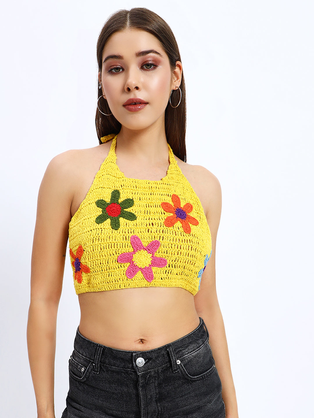 Peony Yellow Handmade Top