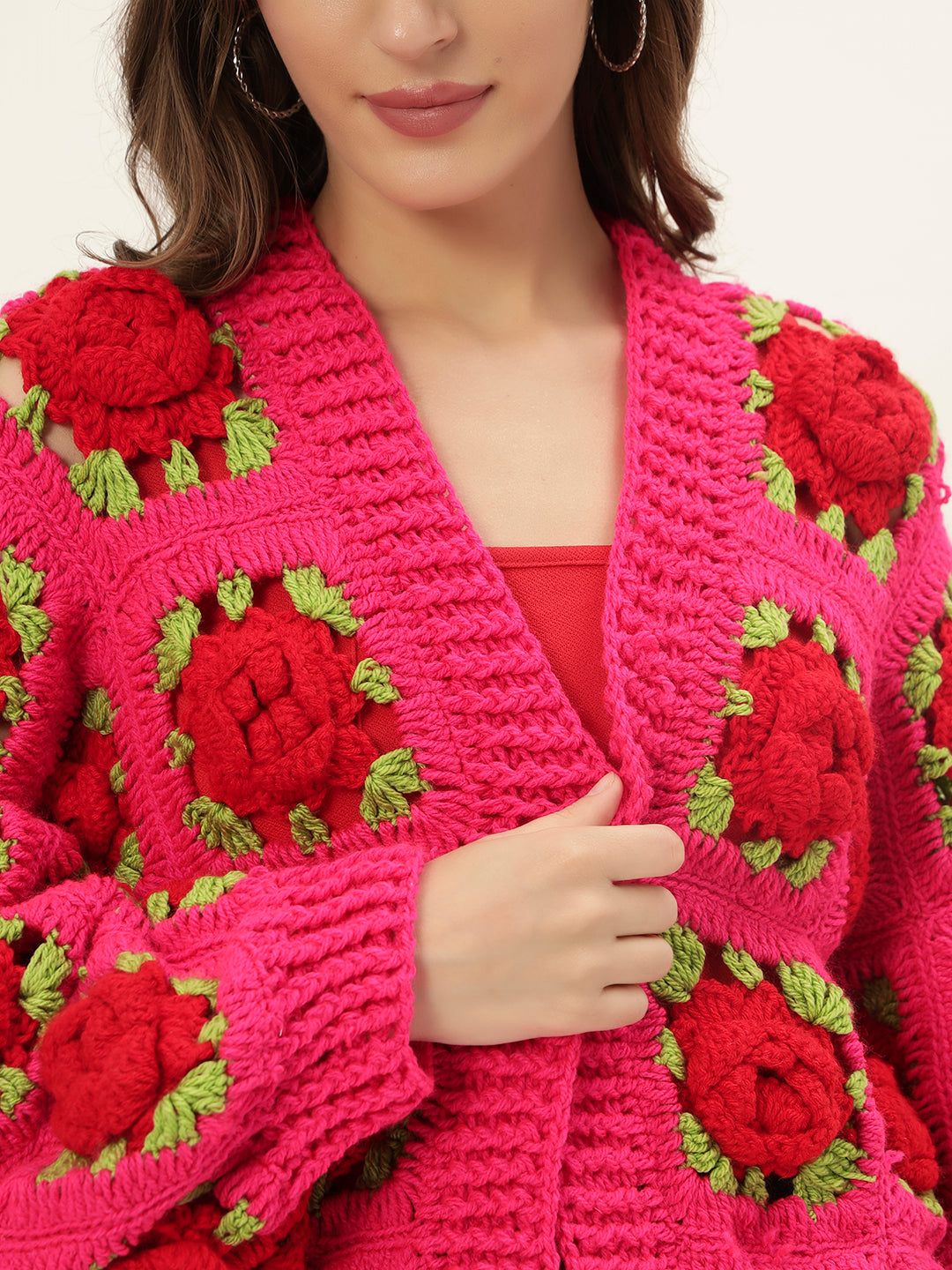 Lady Señorita Rose Bouquet Cardigan