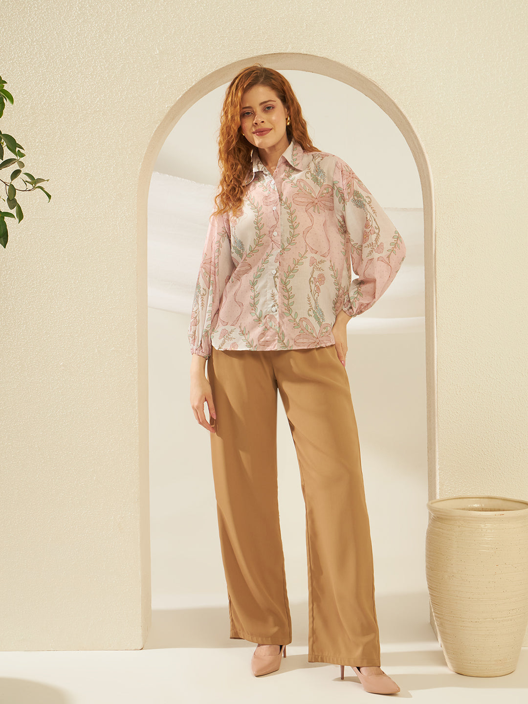Athina Bow Shirt