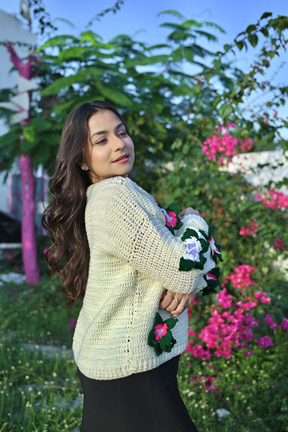 Olive Butterfly Cardigan