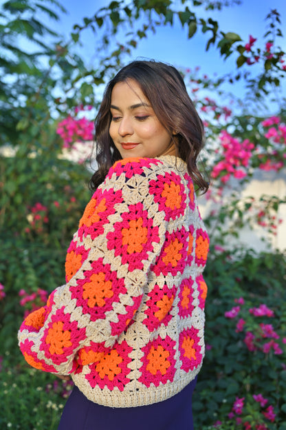 Blush Chunky cardigan