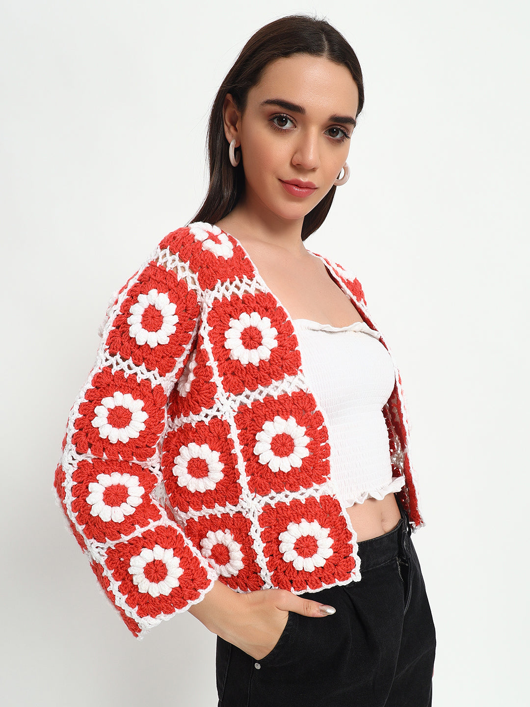 Pookie Daisy Orange Cardigan