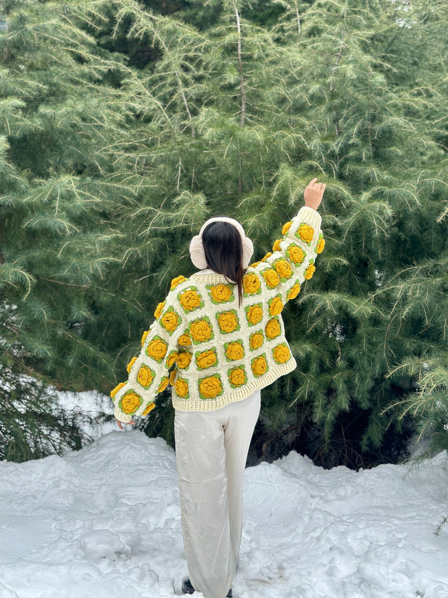 Rosa Foetida Garden Cardigan