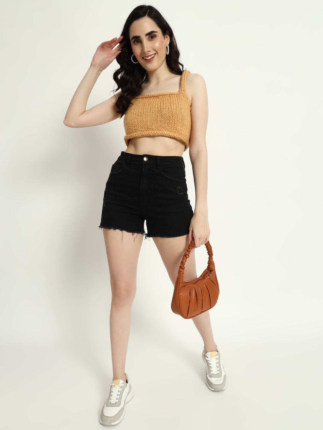 Beige Chunky Tube Top