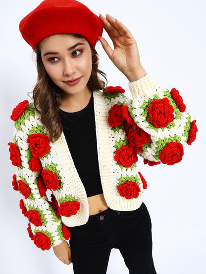 Rose Bouquet Cardigan