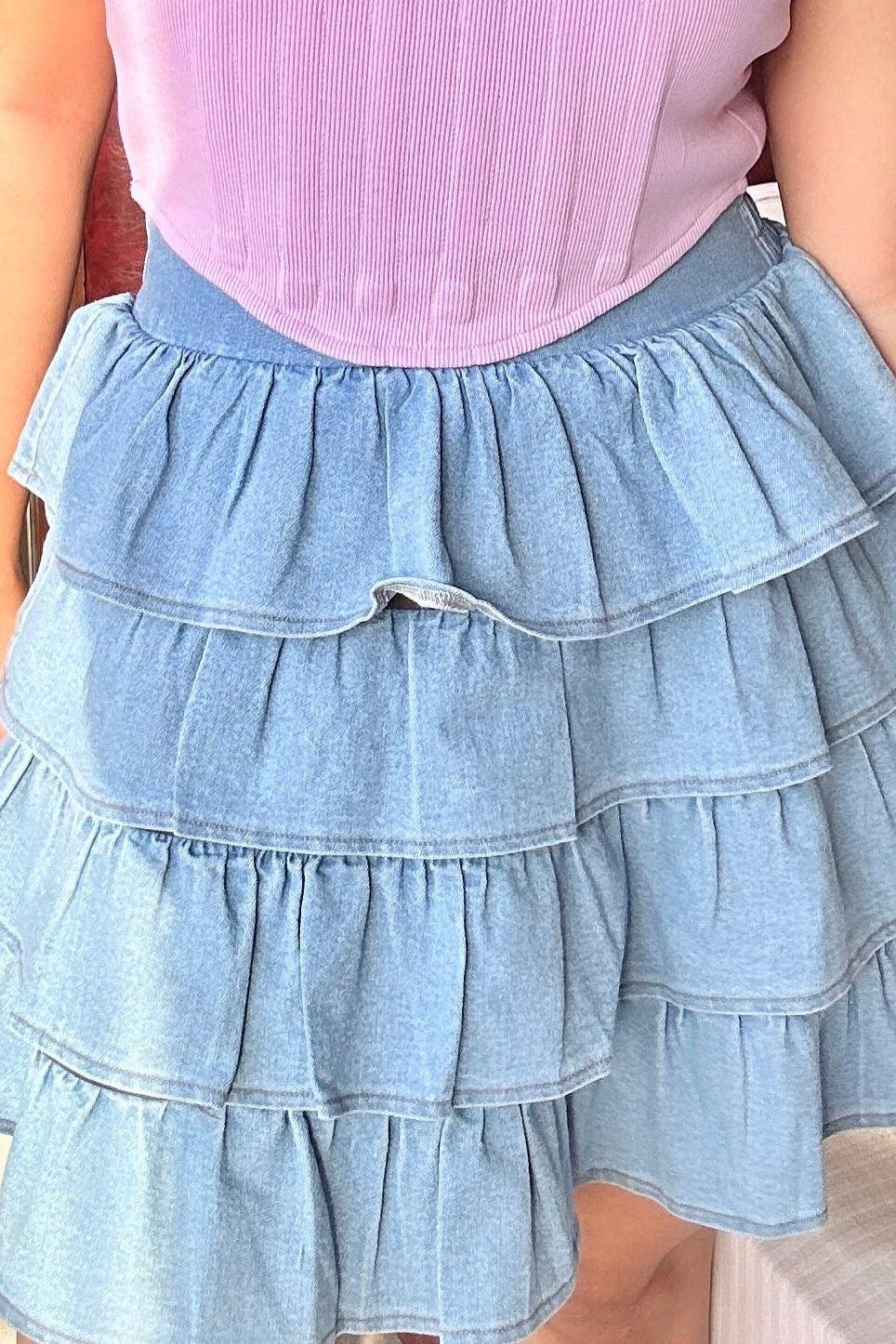 Denim Flair Skirt