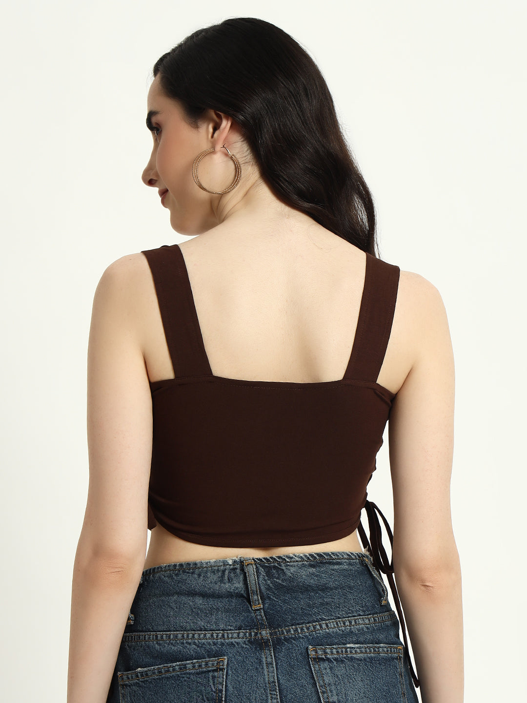 Coffee Side Knot Corset