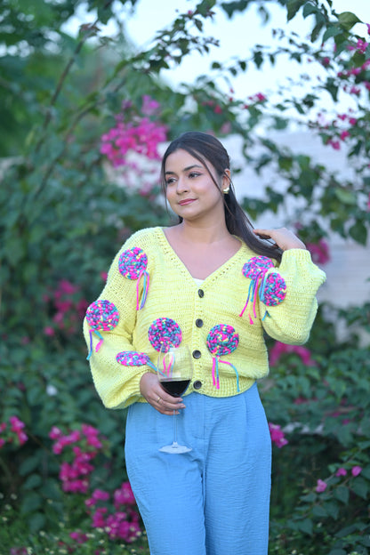 Candy Butter Yellow Cardigan