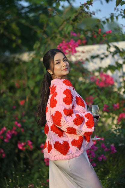 Morgana Heart Cardigan