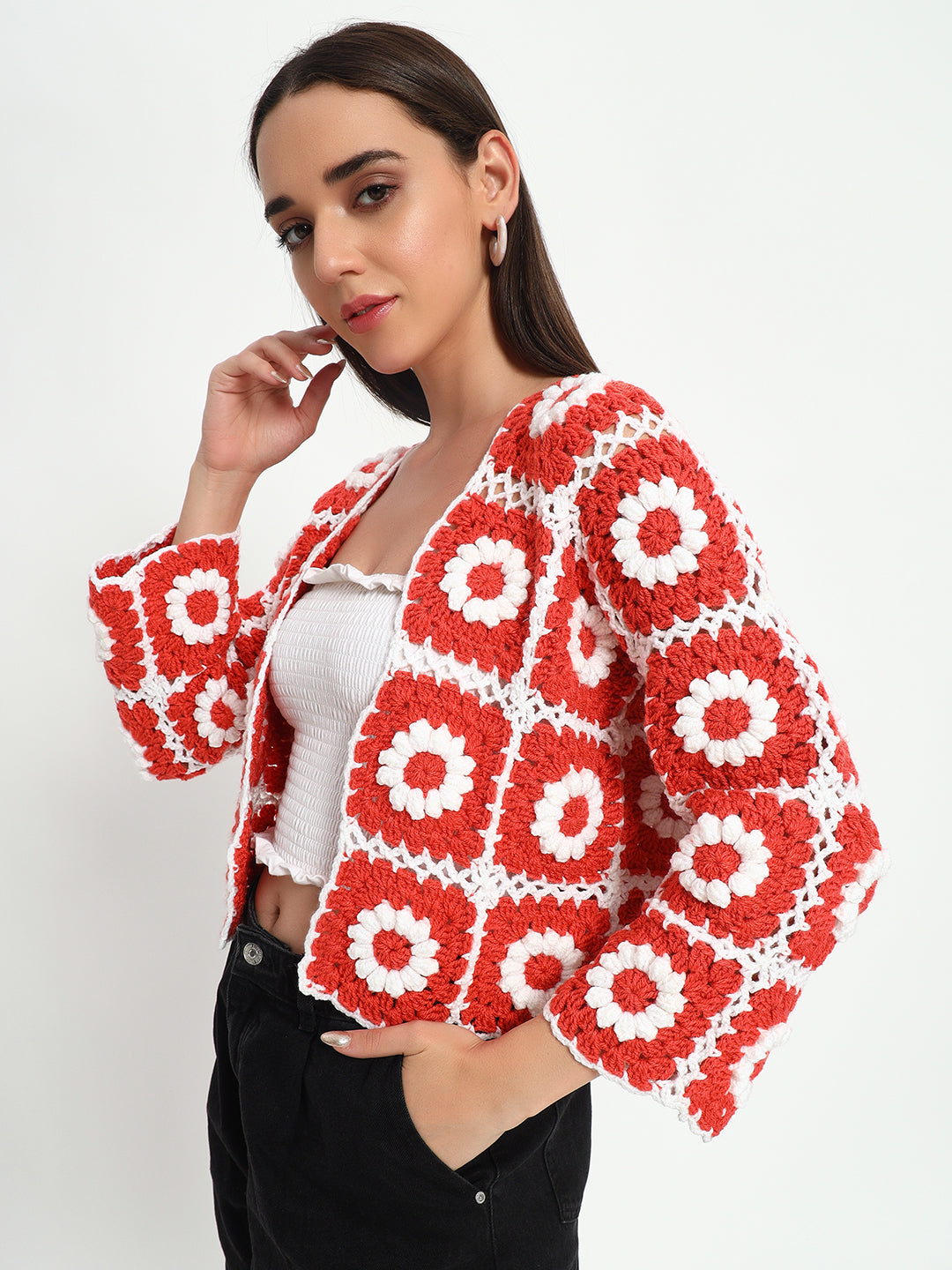 Pookie Daisy Orange Cardigan