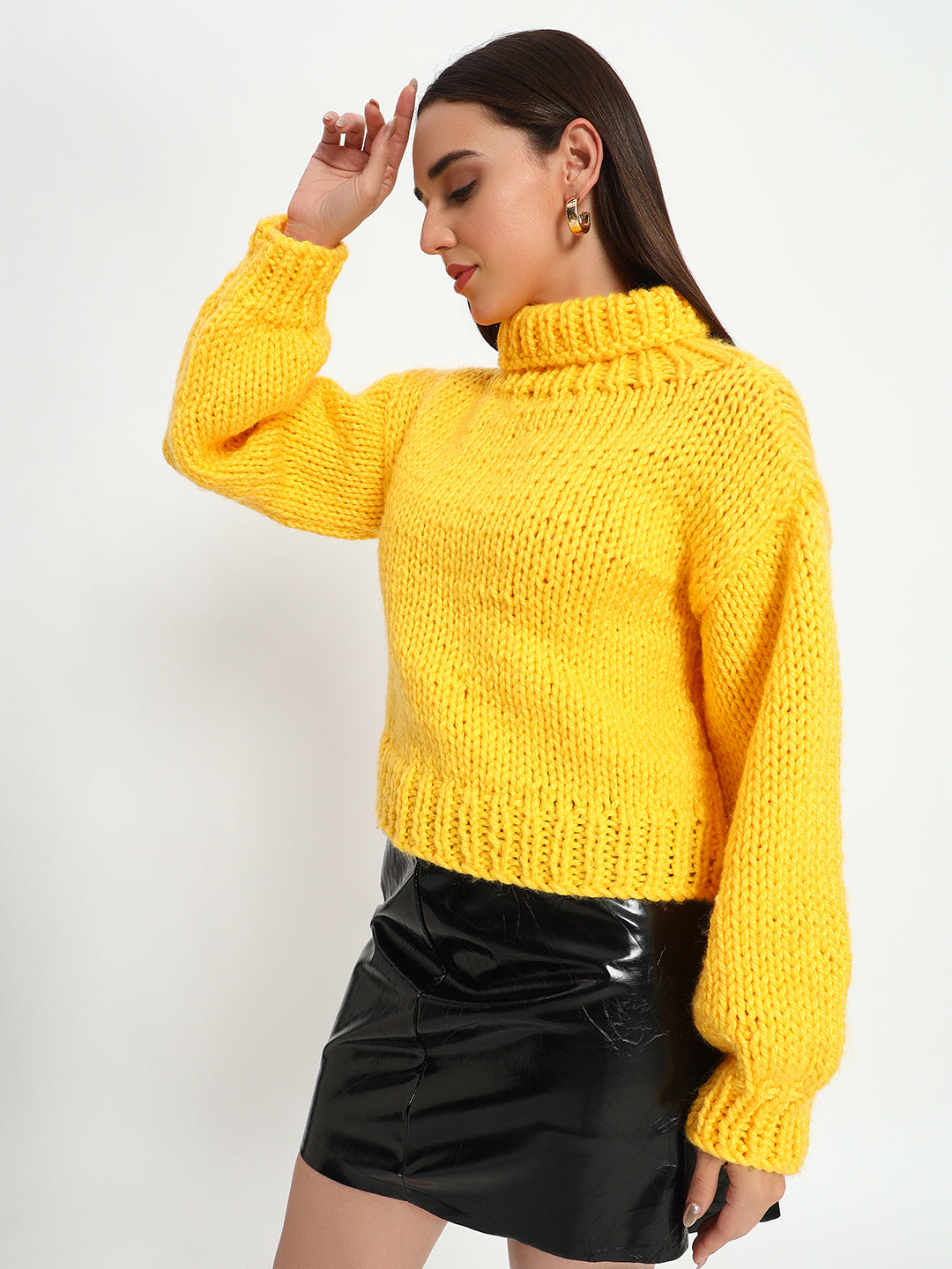 Chunky Butter Yellow Sweater