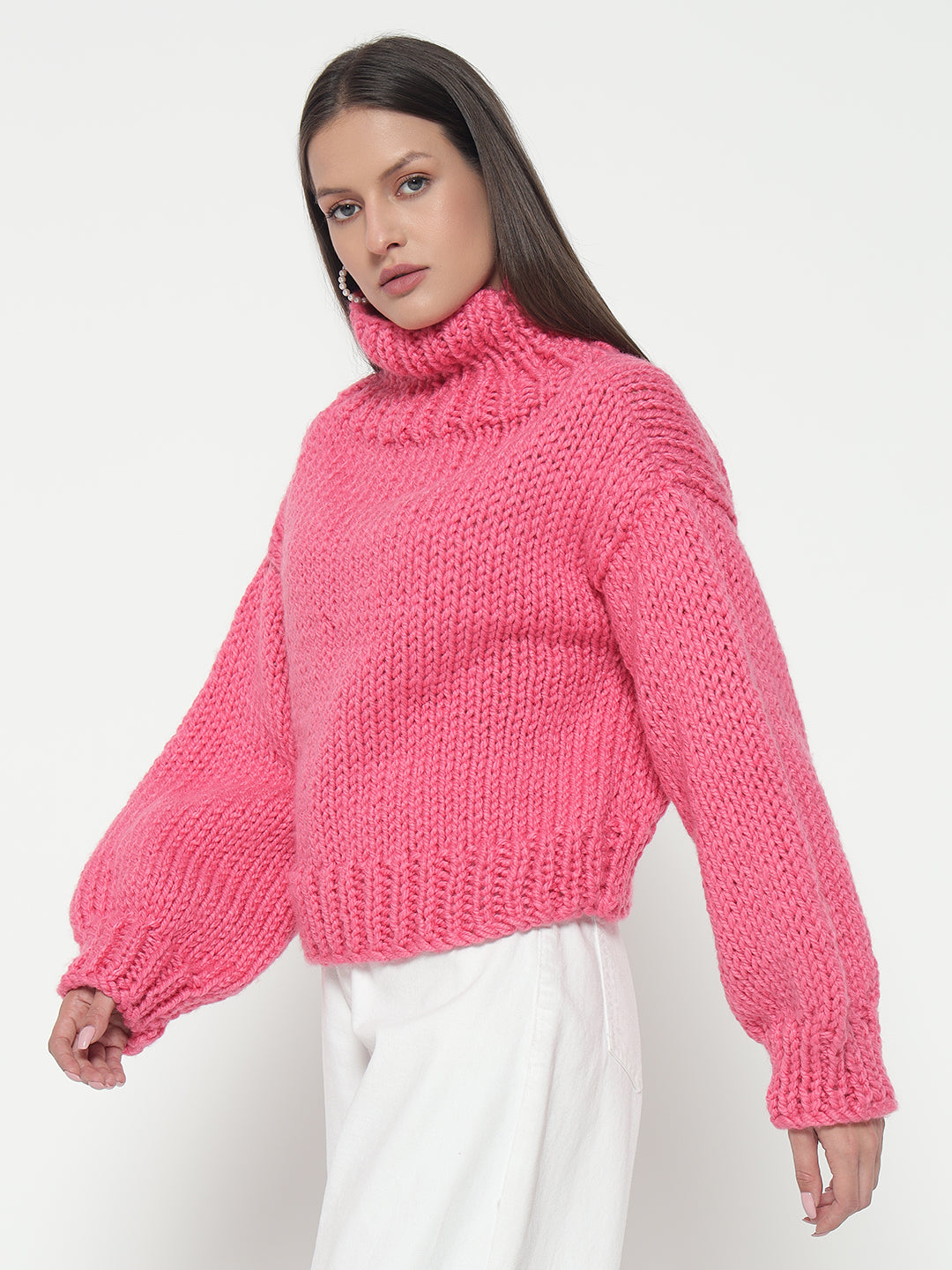 Chunky Pink Sweater