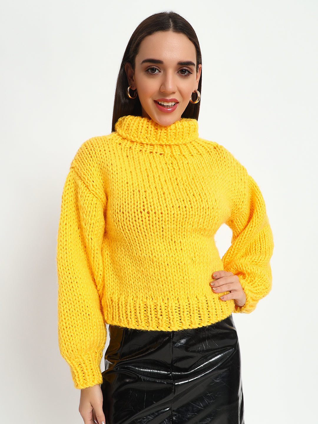 Chunky Butter Yellow Sweater