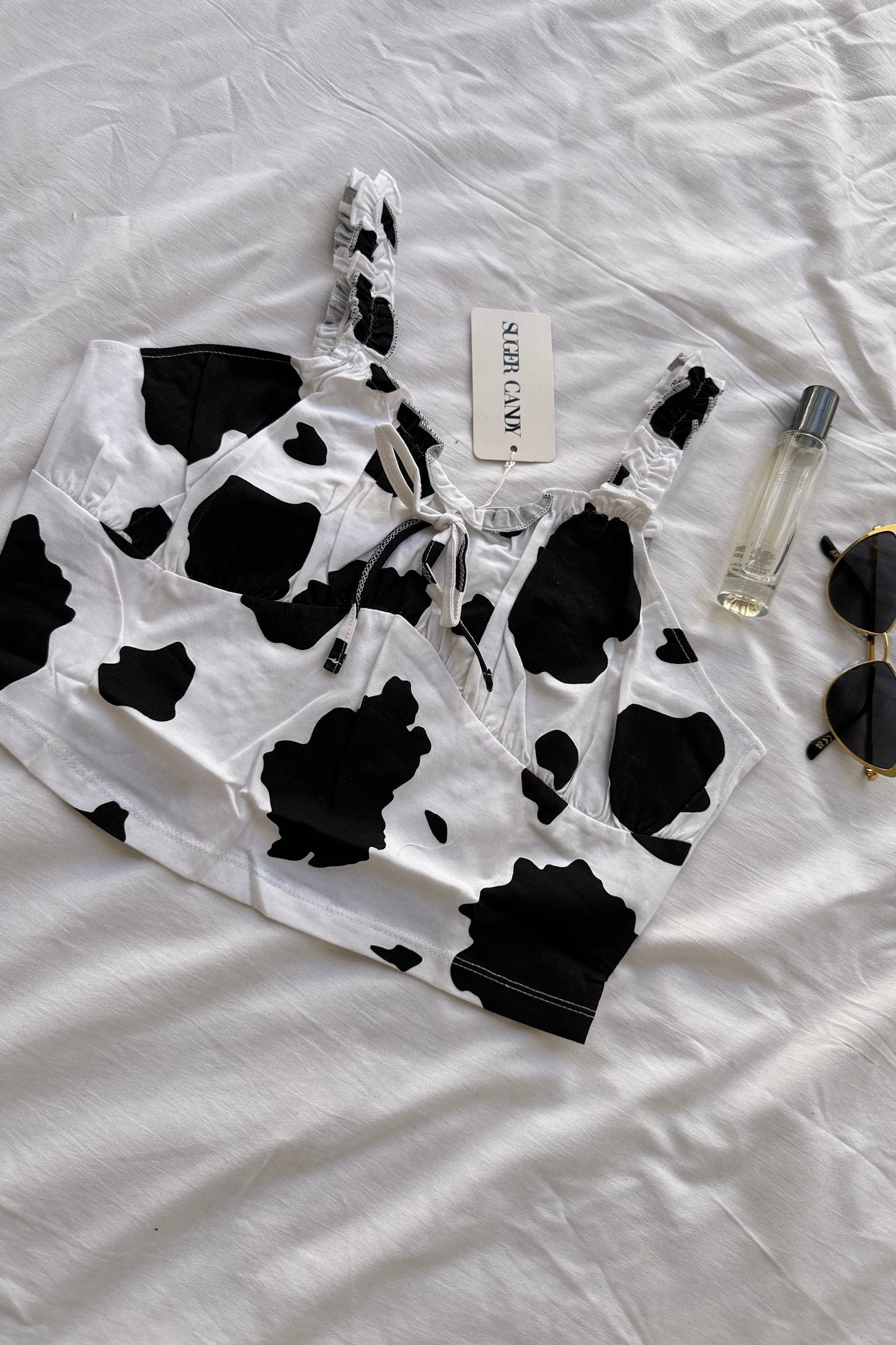 Cow Pattern Cami Top