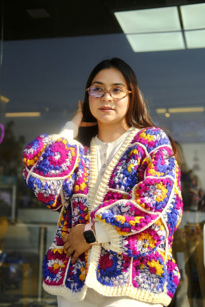 Danish Granny Square Cardigan