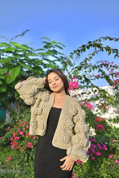 Dusky Multirose Cardigan