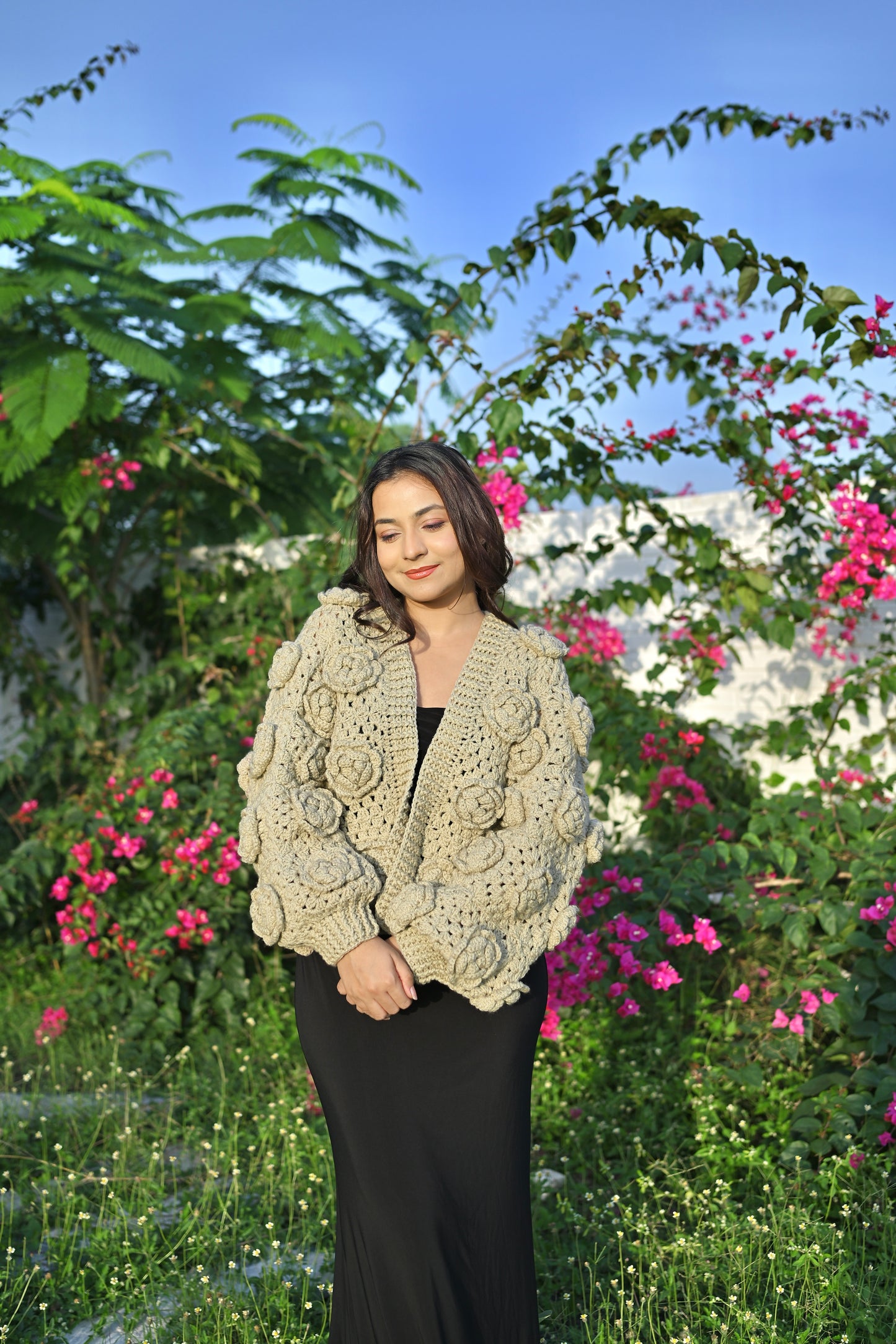Dusky Multirose Cardigan