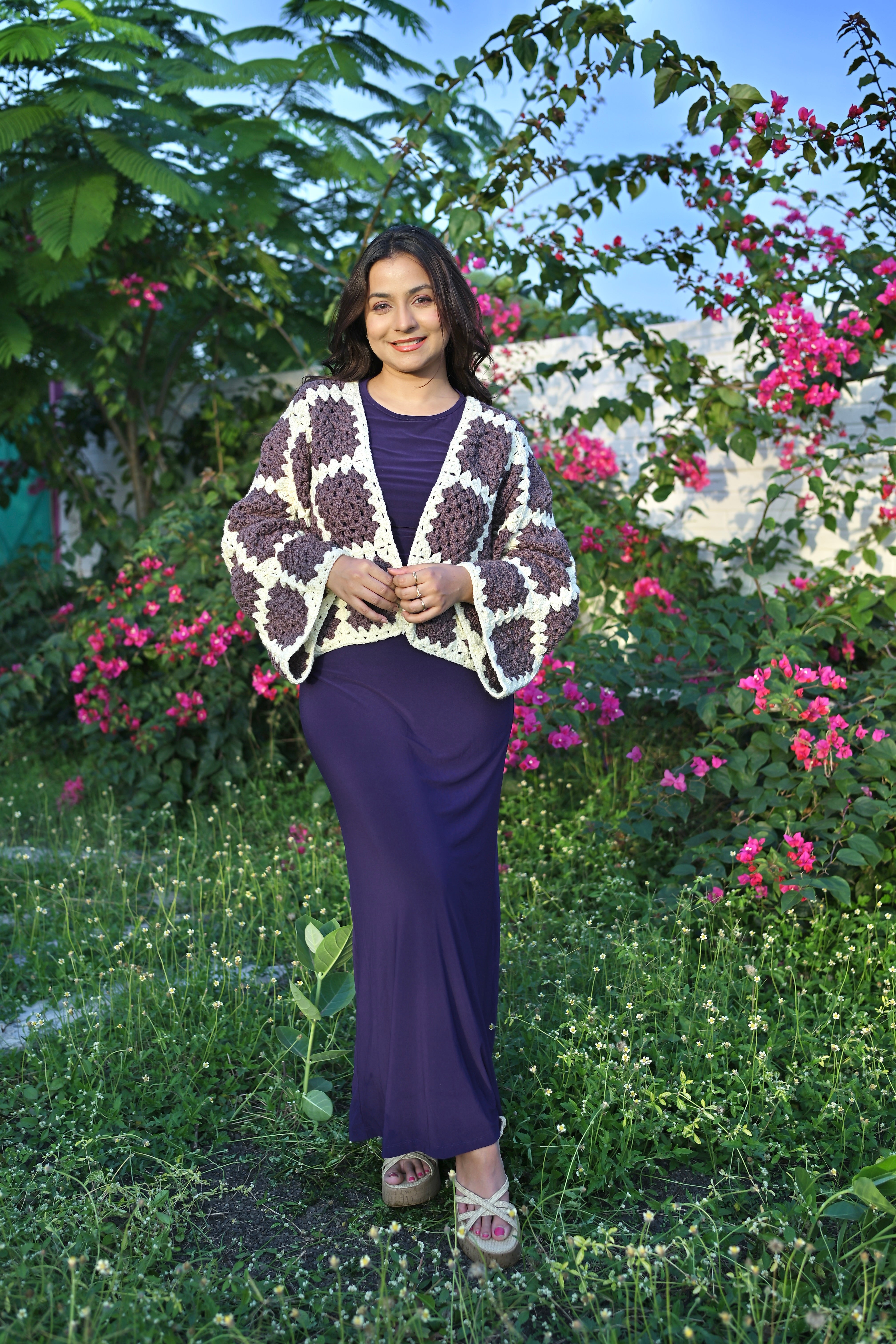 Dusky Purple Cardigan – SUGERCANDY