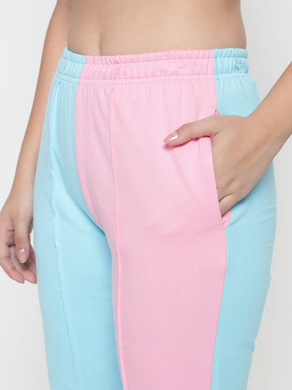 Colour Block High Rise Pants