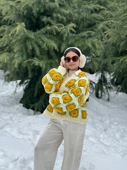 Rosa Foetida Garden Cardigan