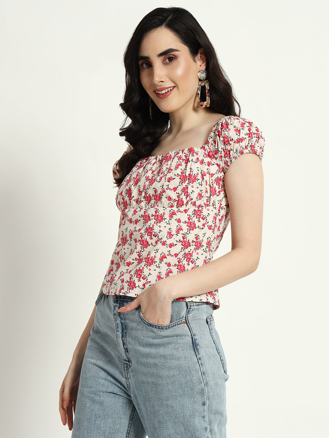 Dusted Rose Summer Top