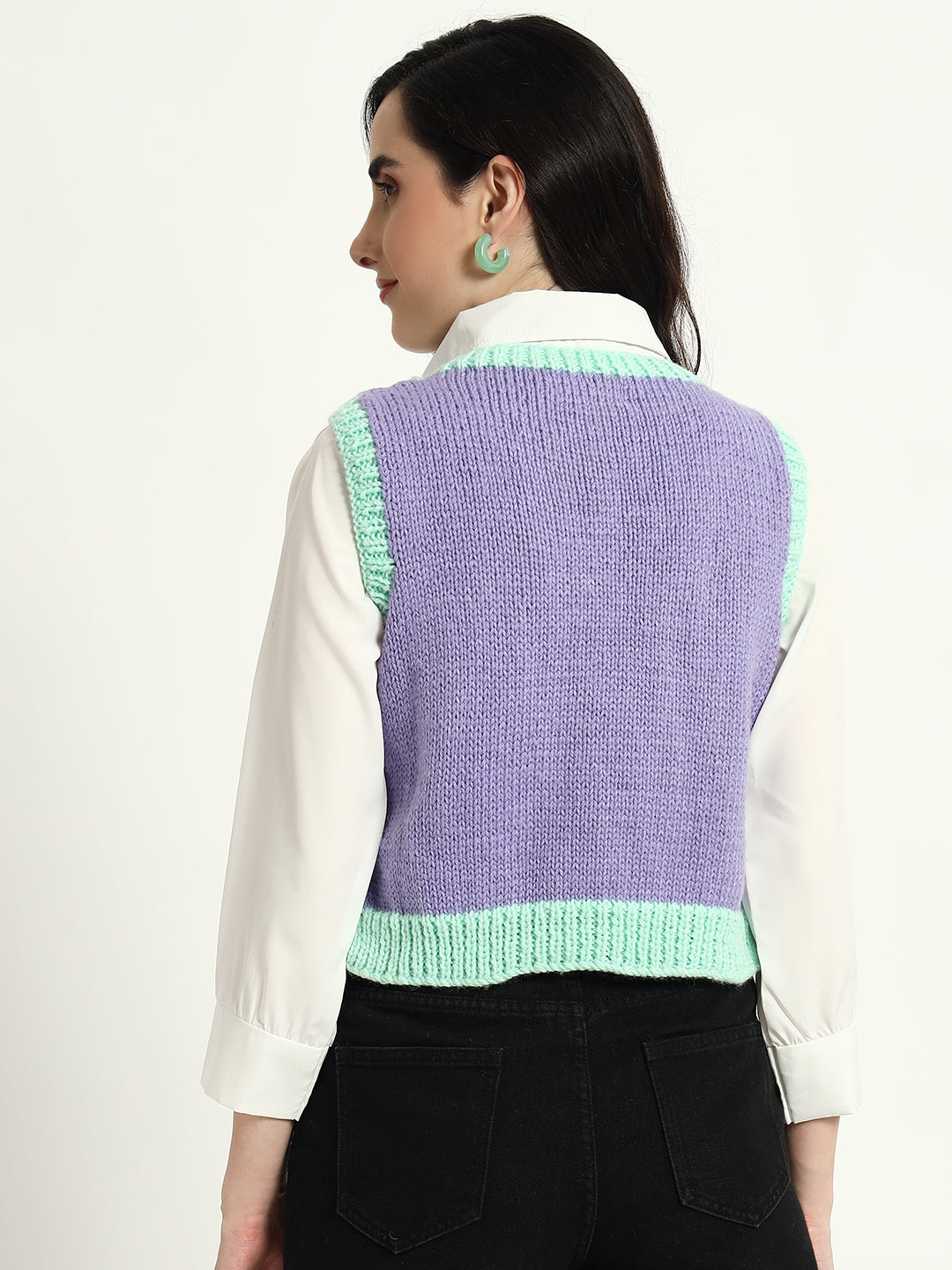 Pixel Pastel Handmade Vest