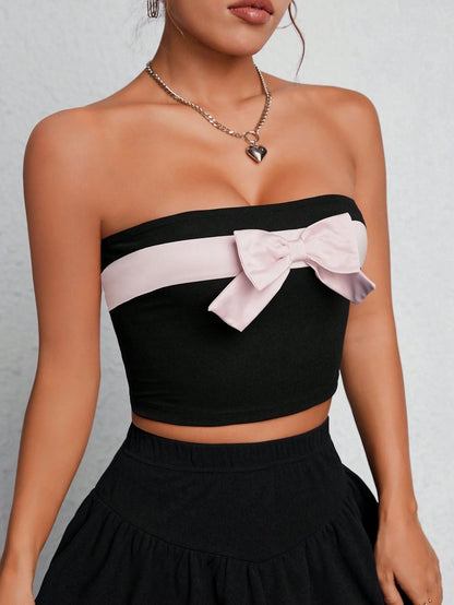 Black Bow Cami Top