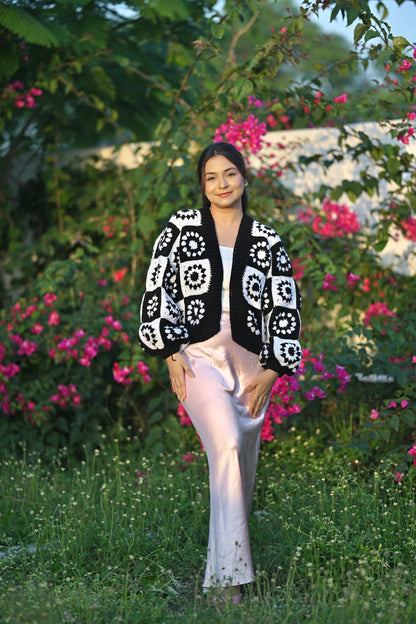 Vietnam Granny Square Cardigan