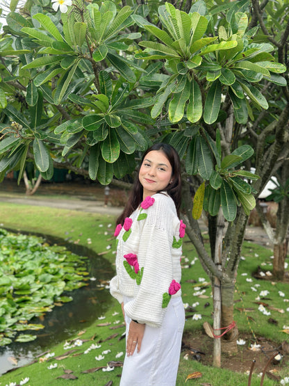Pink Tulip Cardigan