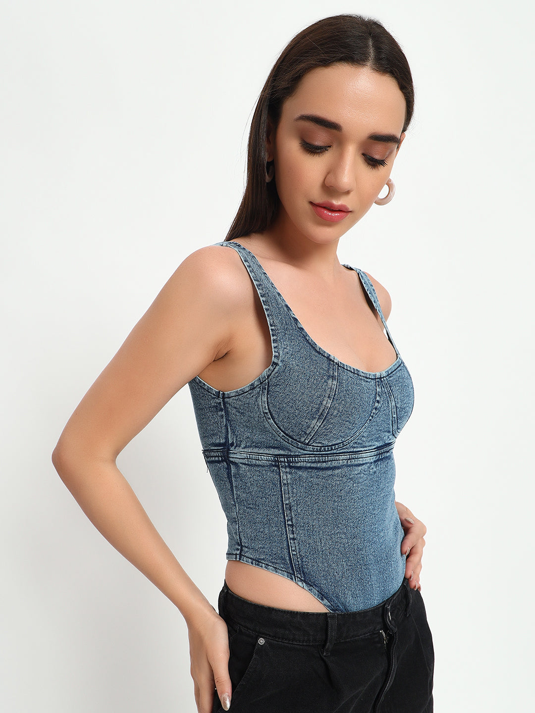 Denim Bodysuit