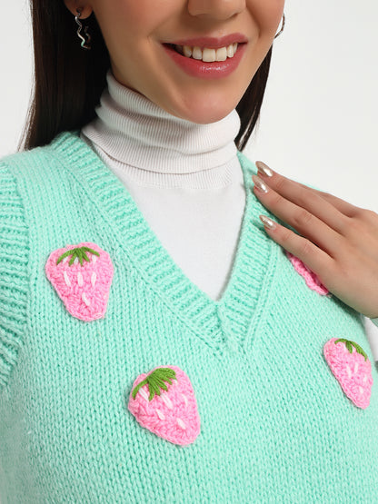 Pink Strawberry Vest