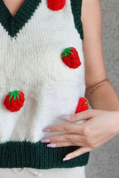 Strawberry Cream Vest