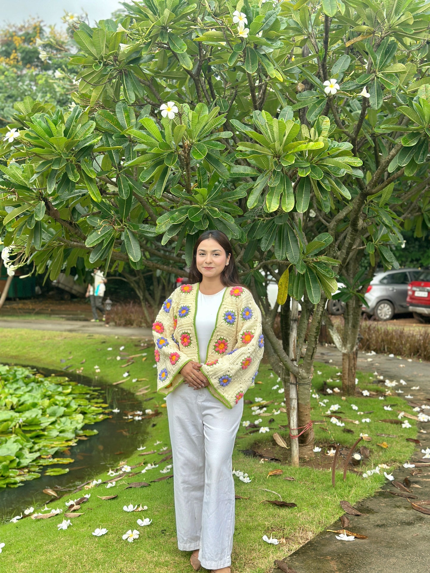 Honey Bun Handmade Cardigan