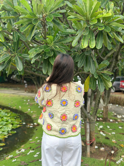 Honey Bun Handmade Cardigan