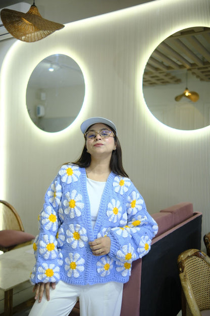 Ice Daisy Cardigan