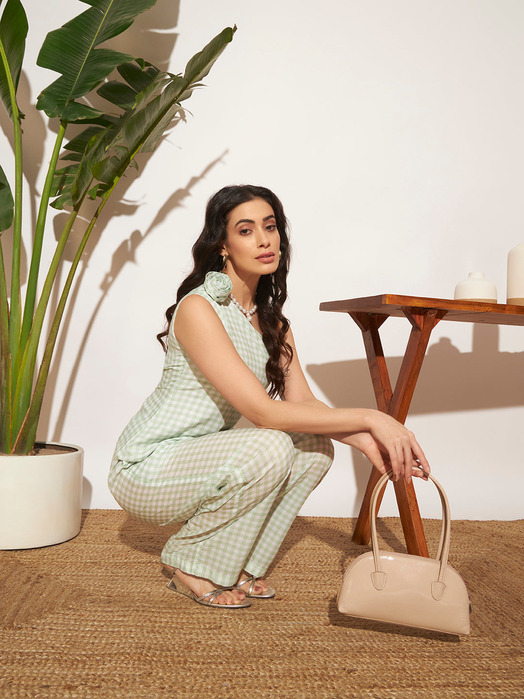 Manhatten Ghingham Co-ord Set