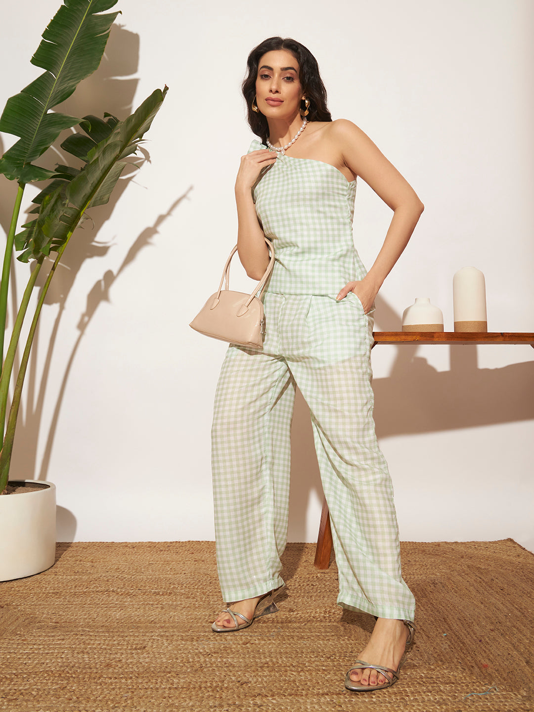 Manhatten Ghingham Co-ord Set