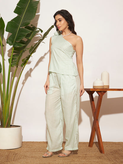 Manhatten Ghingham Co-ord Set