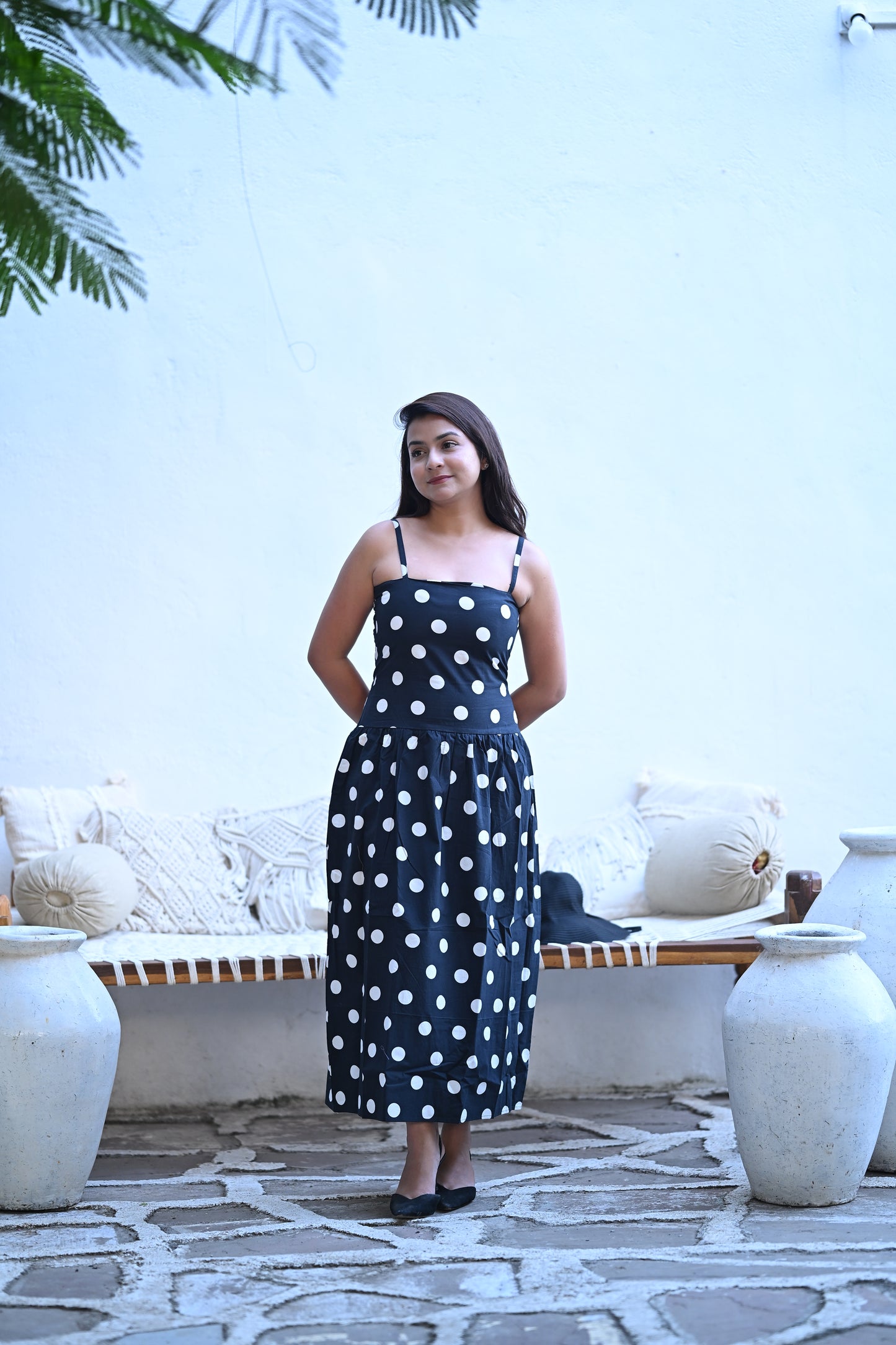 Neroni Polka Dot Dress