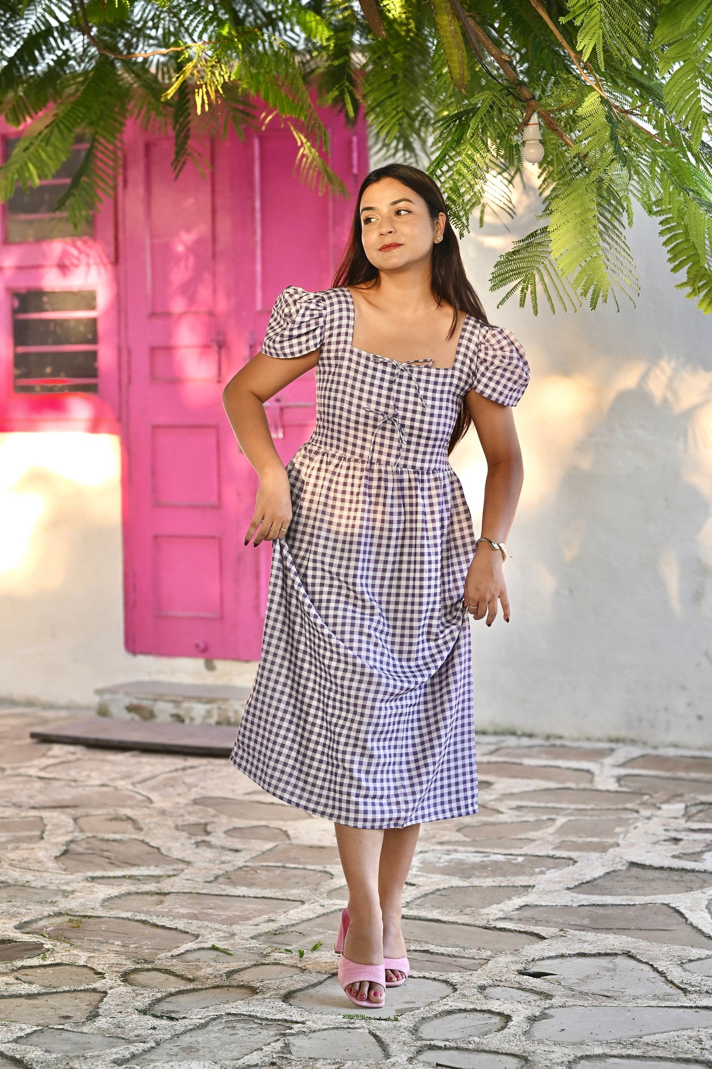 Pernia Ghingham Dress