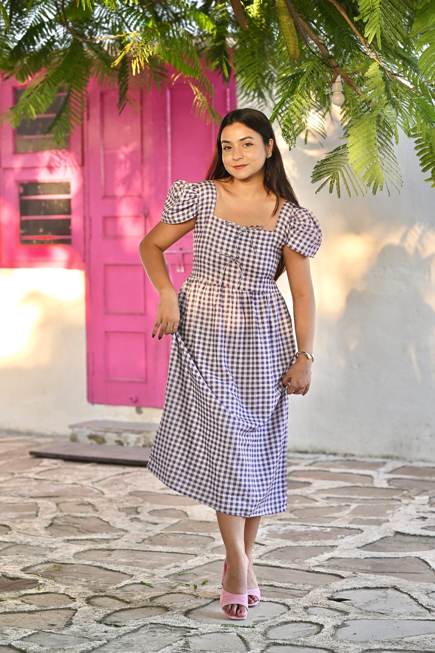 Pernia Ghingham Dress