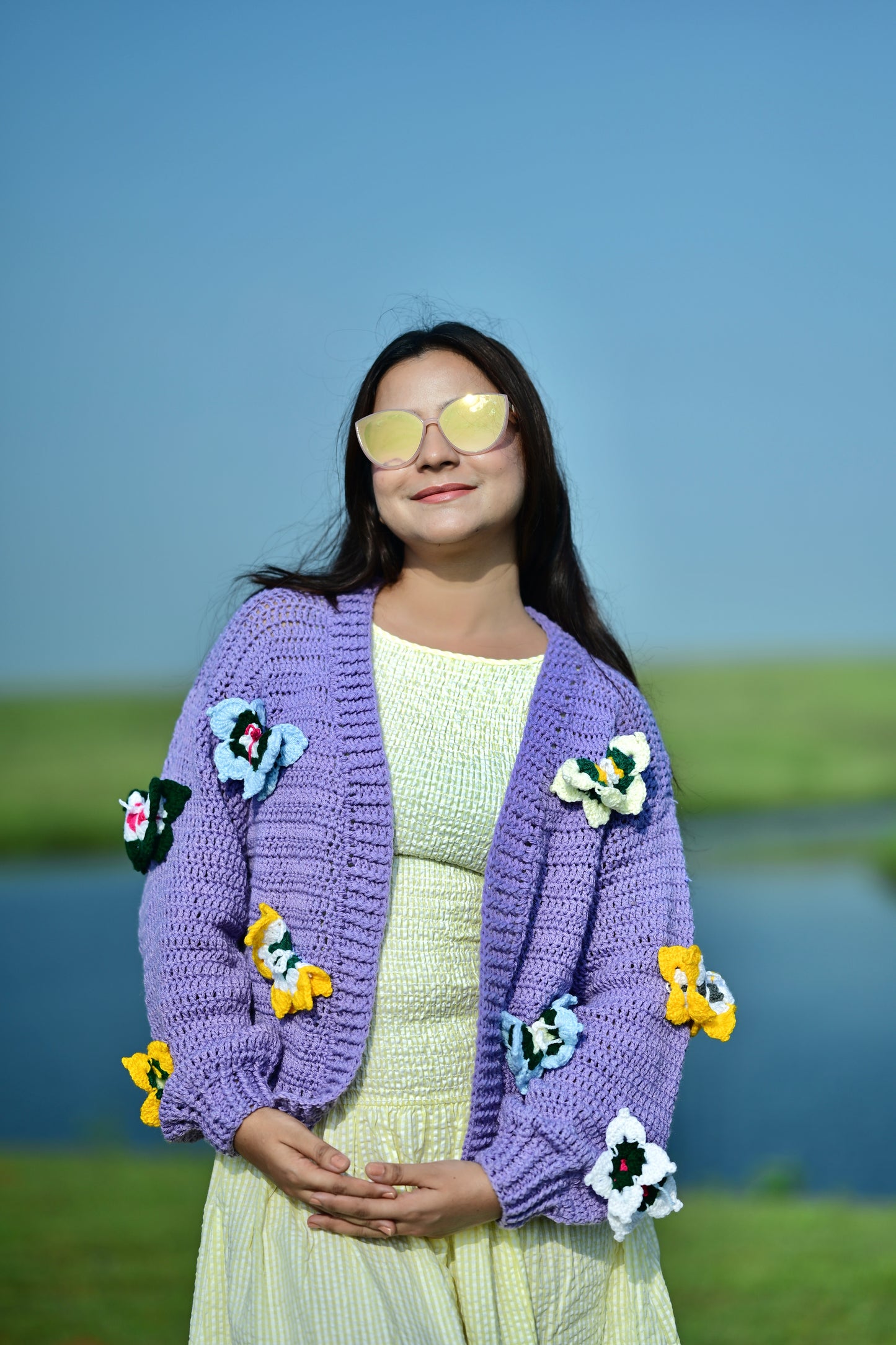 Purple Butterfly Cardigan 🦋