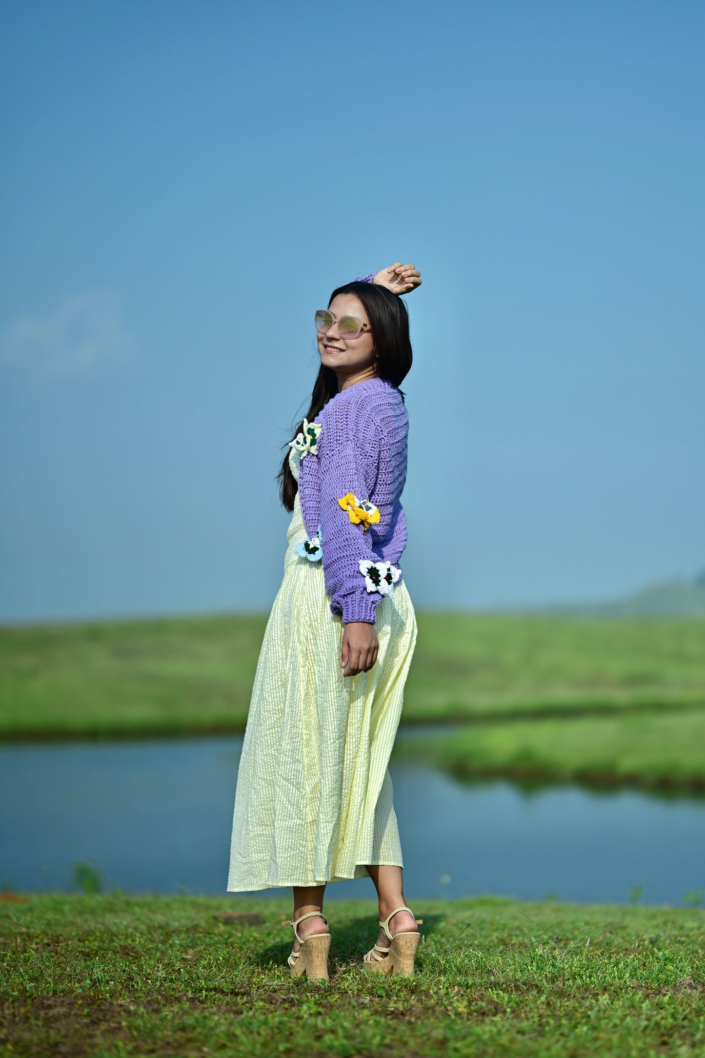 Purple Butterfly Cardigan 🦋