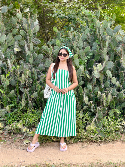 Postino Dress with Scarf