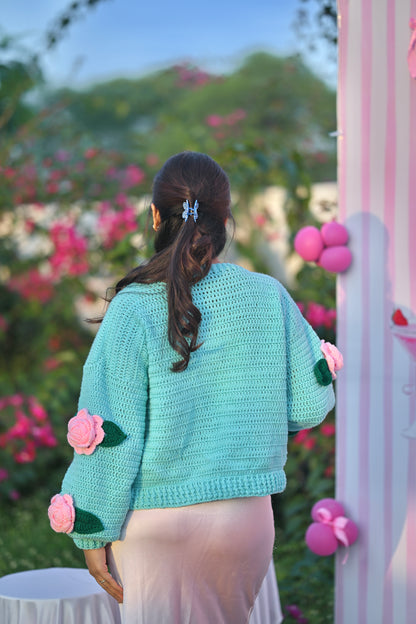 Rosa Blue Cardigan