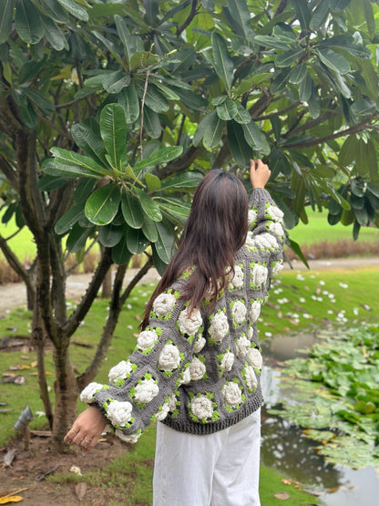 Scottish Rose Garden Cardigan