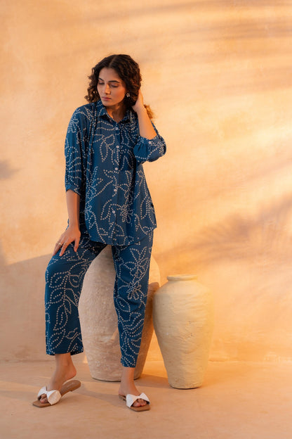 Aadhya Co-ord Set - Blue