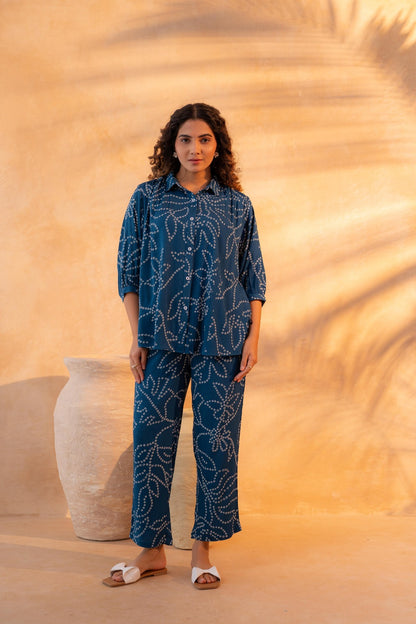 Aadhya Co-ord Set - Blue