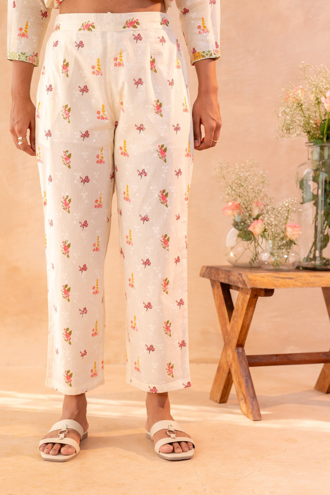 Vedika Co-ord Set - White