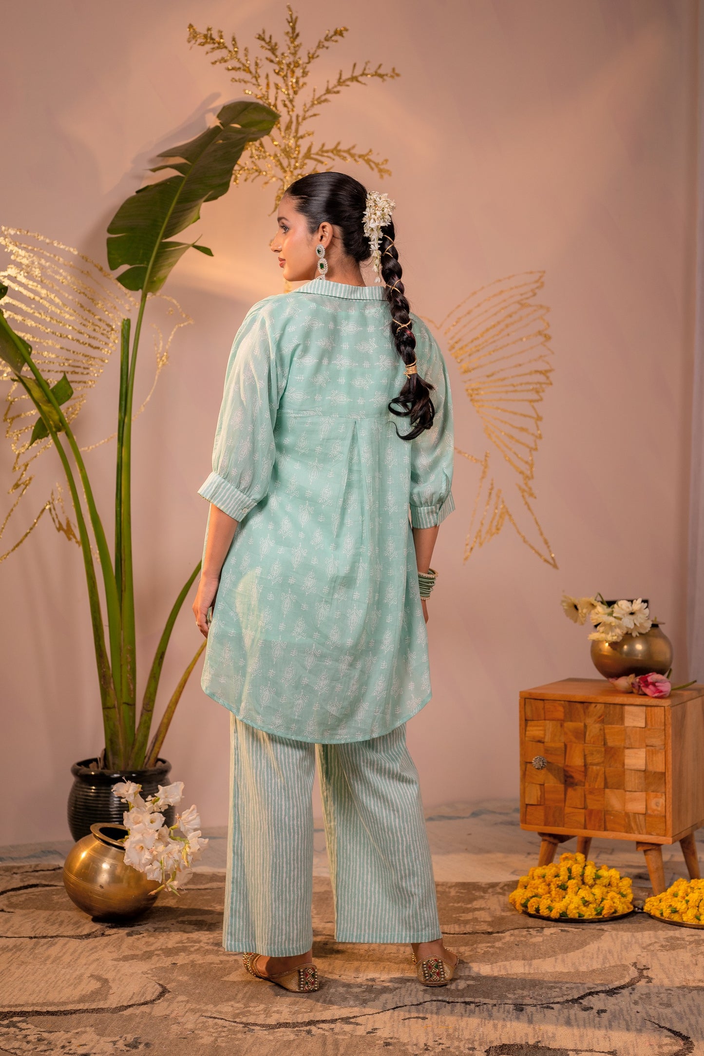 Aaradhya Co-Ord Set - Mint